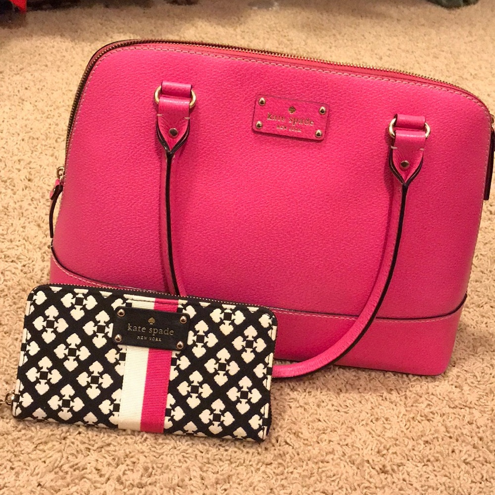 Pink Kate Spade purse